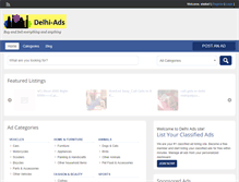 Tablet Screenshot of delhi-ads.com